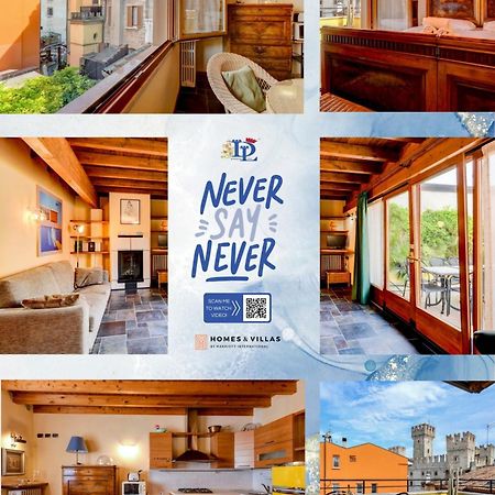 Desenzanoloft Official Partner Marriott Homes & Villas -Penthouse Never Say Never Sirmione Castle View Extérieur photo