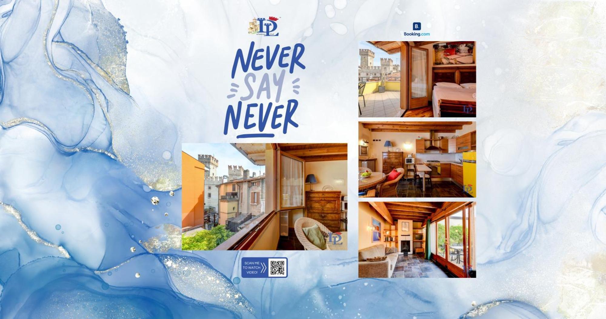Desenzanoloft Official Partner Marriott Homes & Villas -Penthouse Never Say Never Sirmione Castle View Extérieur photo