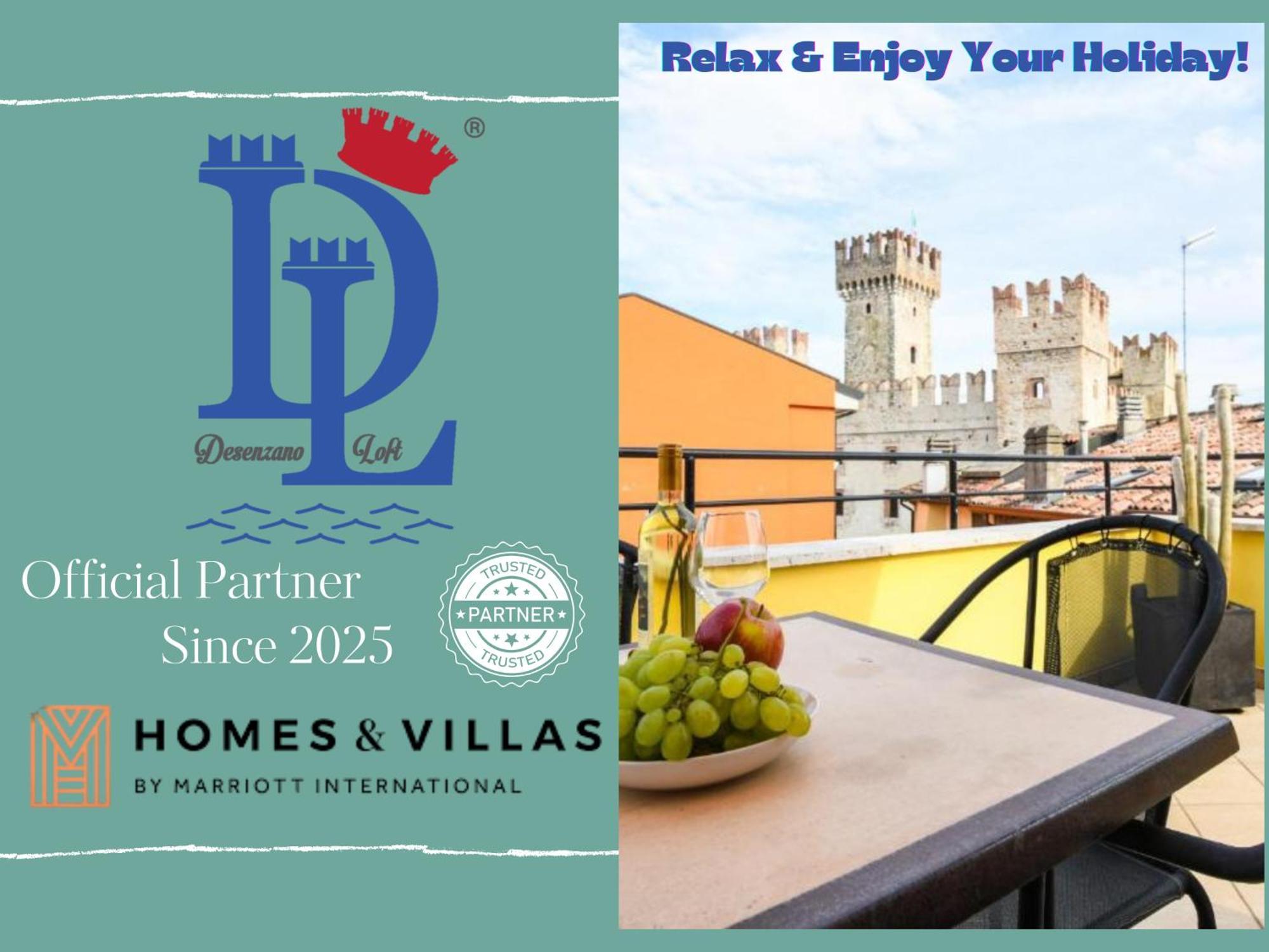 Desenzanoloft Official Partner Marriott Homes & Villas -Penthouse Never Say Never Sirmione Castle View Extérieur photo